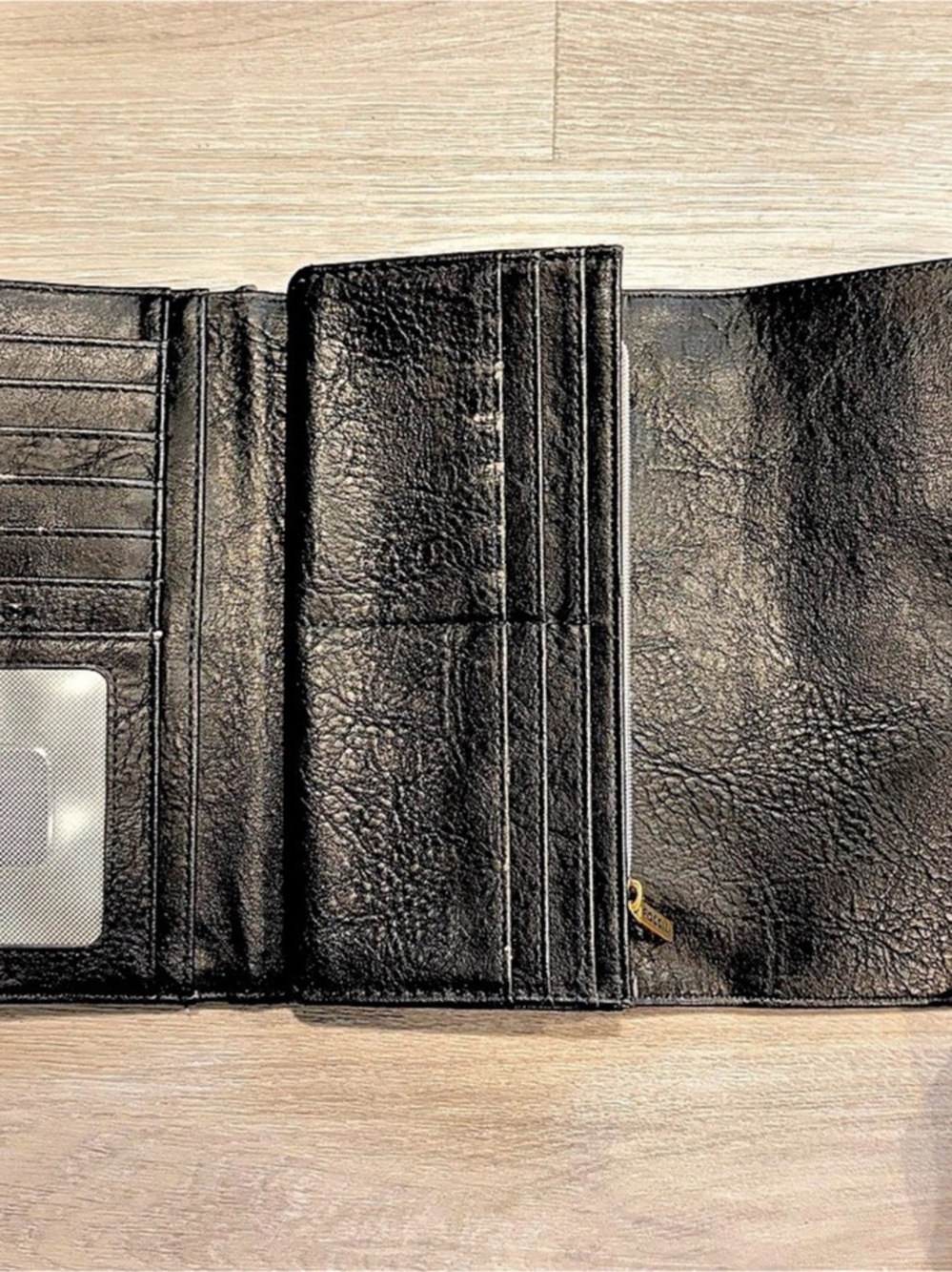 Fossil Color-Block Patchwork Wallet - Picture 3 of 3